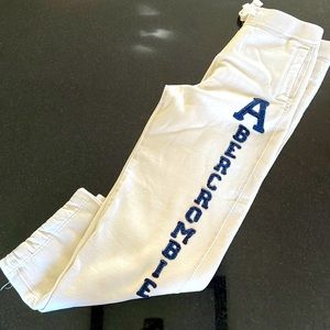 Abercrombie Cream Sweatpants Size XL